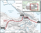 BTC-Pipeline: Trassenverlauf/ Großansicht: DIE ZEIT