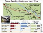 Infografik: CASTOR-Transport; Großansicht [FR]