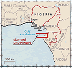Infografik:  São Tomé und Príncipe / DIE ZEIT, 13.3.03
