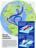 Infografik: Wie der Golfstrom funktioniert/ SPIEGEL-ONLINE