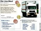 Infografik: LKW-Maut; Großansicht [FR]