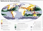 Infografik: Weltkarte der Naturgefahren; Großansicht [FR]