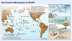 Infografik: Tsunami-Vorwarnsystem im Pazifik: Großansicht bei FAZ.NET