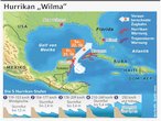 Infografik: Zugbahn von Hurrikan 
