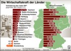 Bruttoinlandsprodukt (BIP) 2005: Bundeslnder: je Einwohner, Vernderung gegenber 2004 / Infografik Globus 0501 vom 24.02.06 