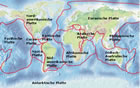 Erdplatten: Infografik: Plattentektonik / Großansich bei mdr.de