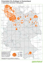 Potentielle CO2-Endlager in Deutschland:  Grafik Groansicht