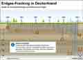 Erdgas-Fracking in Deutschland; Anzahl Bohrungen 1961 bis 2011 / Infografik Globus 5323 vom 08.11.2012 