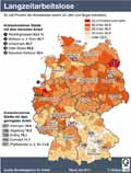 Langzeitarbeitslose-DE-2017: Globus Infografik 11947/ 01.09.2017